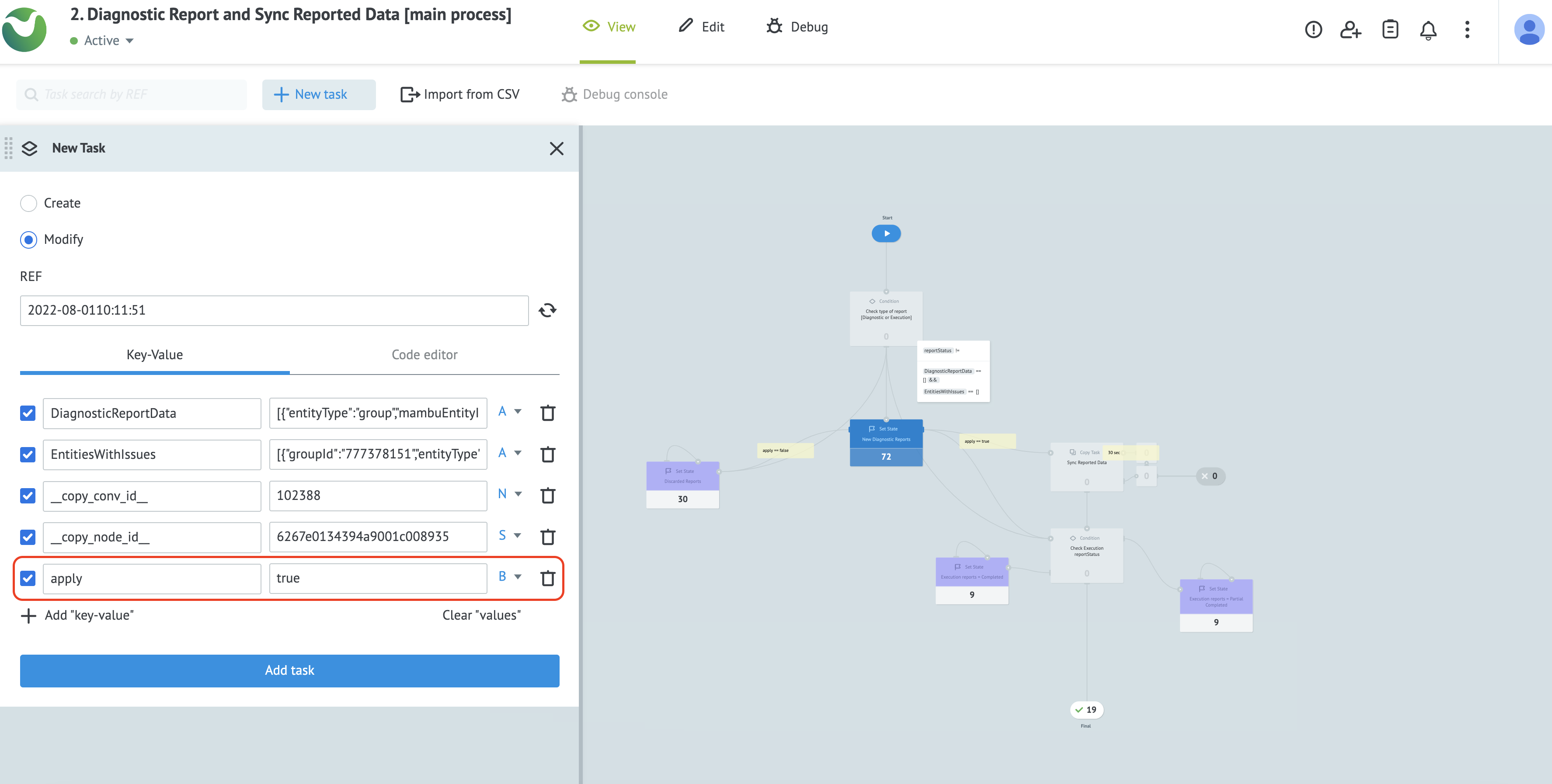 How to add the boolean flag