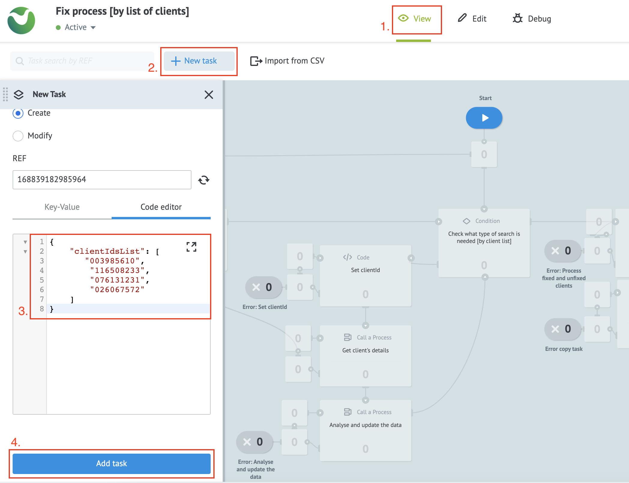 How to fix the list of entities with issues
