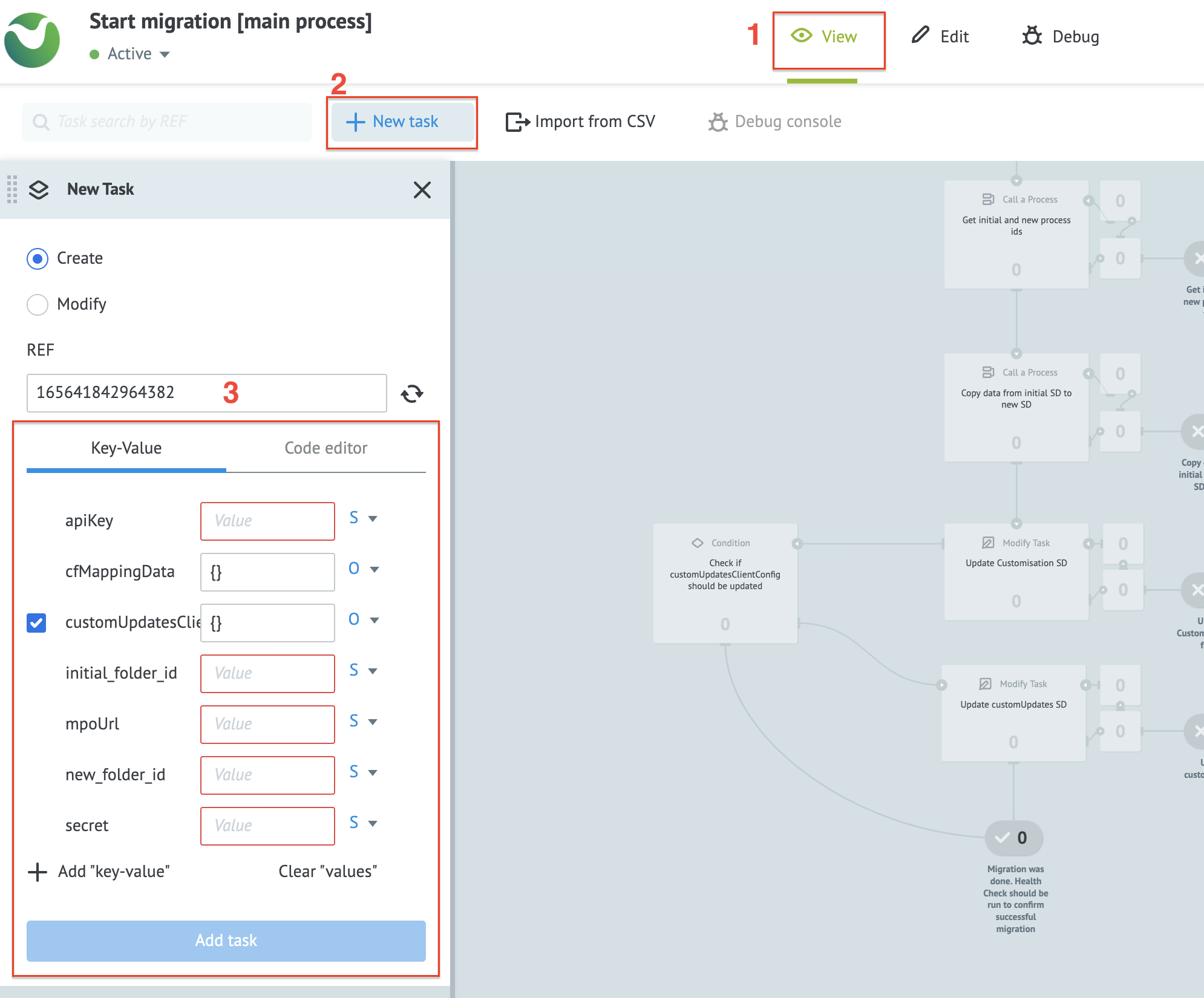 Adding a new task to upgrade the connector