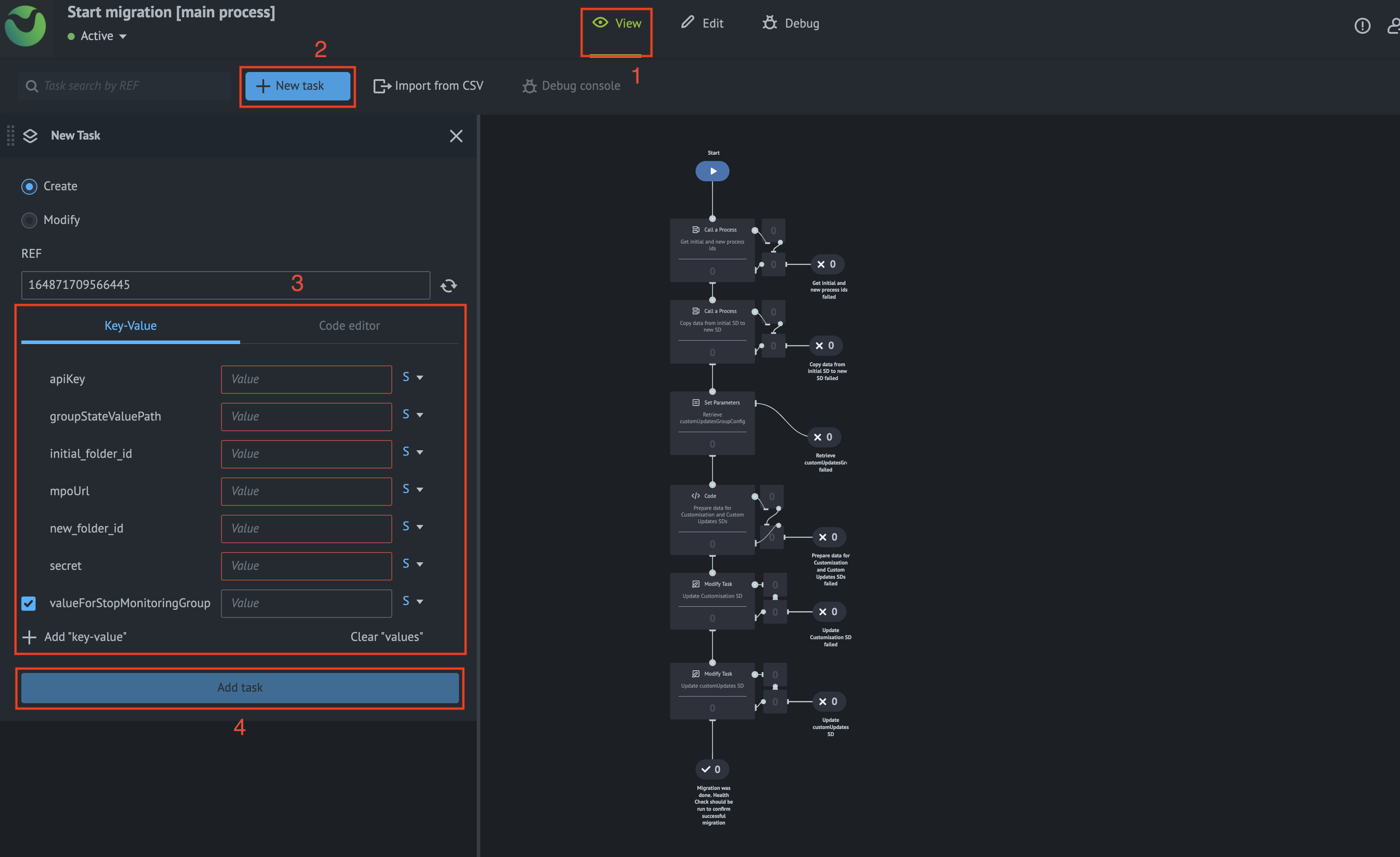 Adding a new task to upgrade the connector
