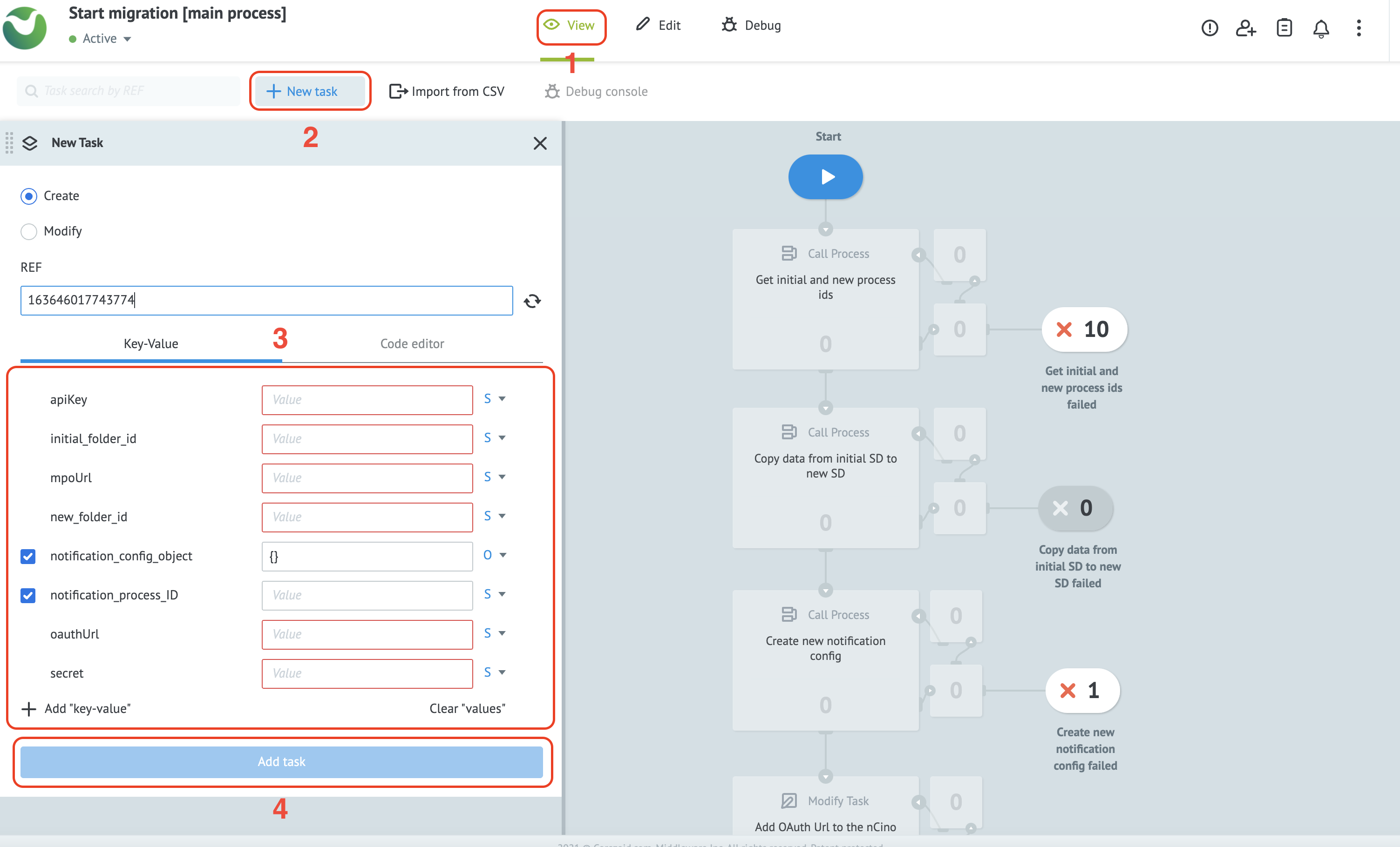 Adding a new task to upgrade the connector