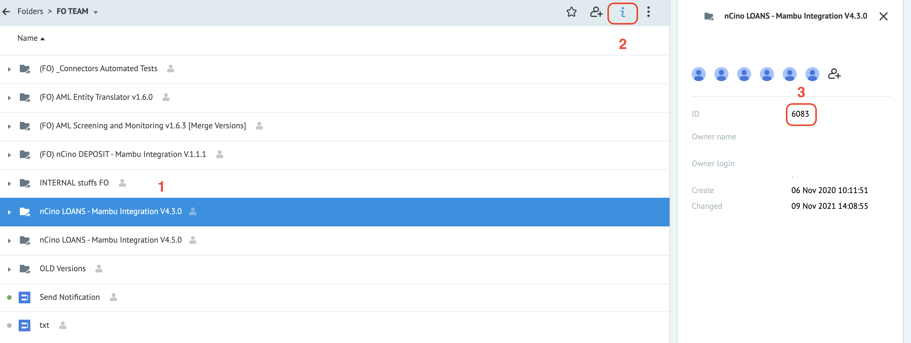 How to retrieve migration folder IDs in MPO