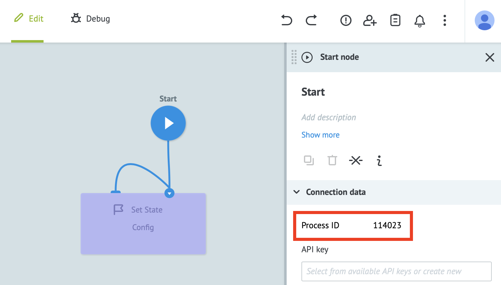 Getting the Process ID of the state diagram