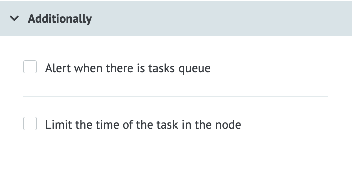 The Additional settings in MPO