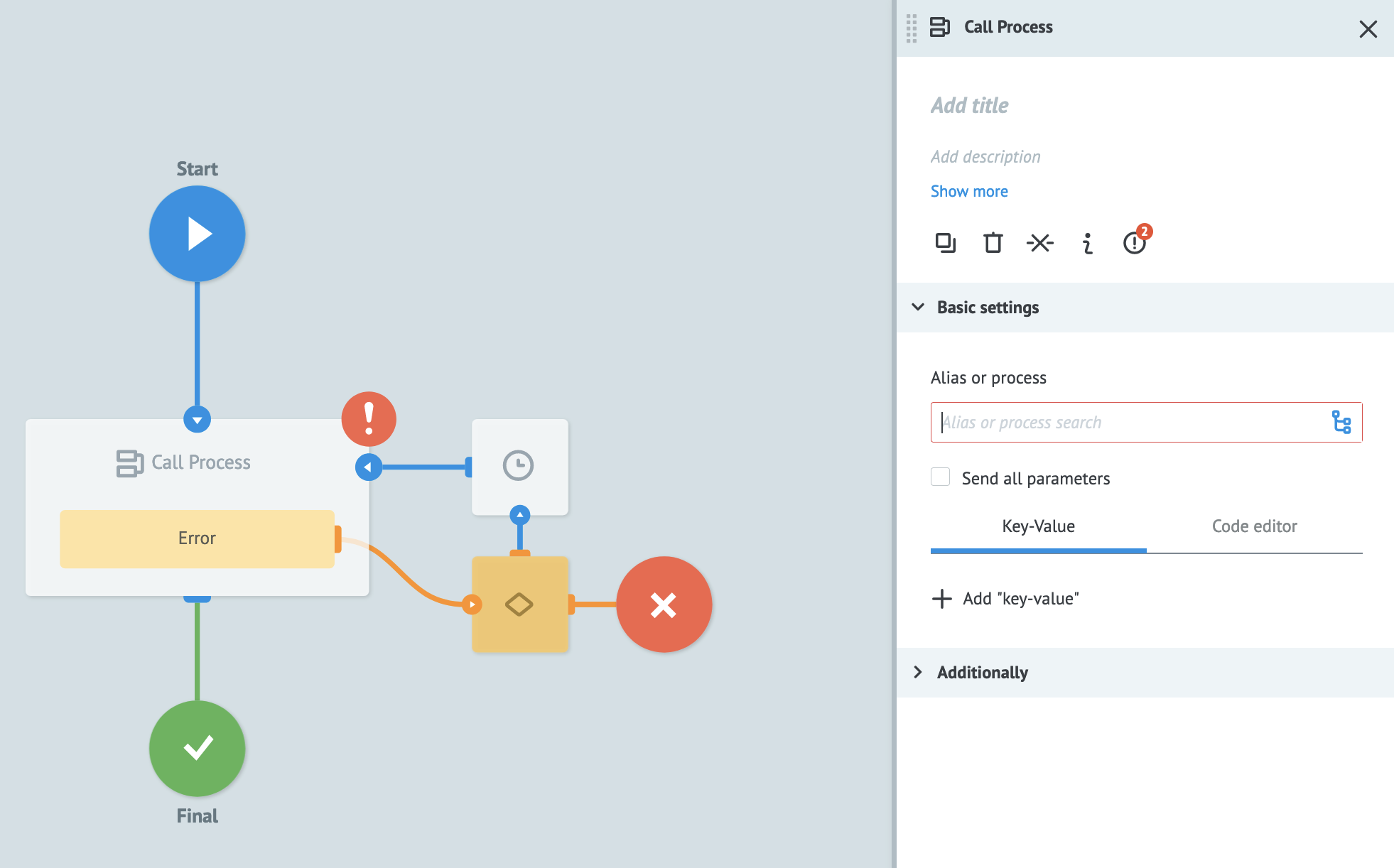 Adding an Alias using tree search