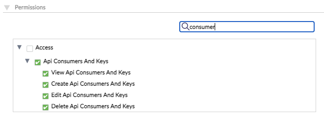 Assigning permissions to use for this process